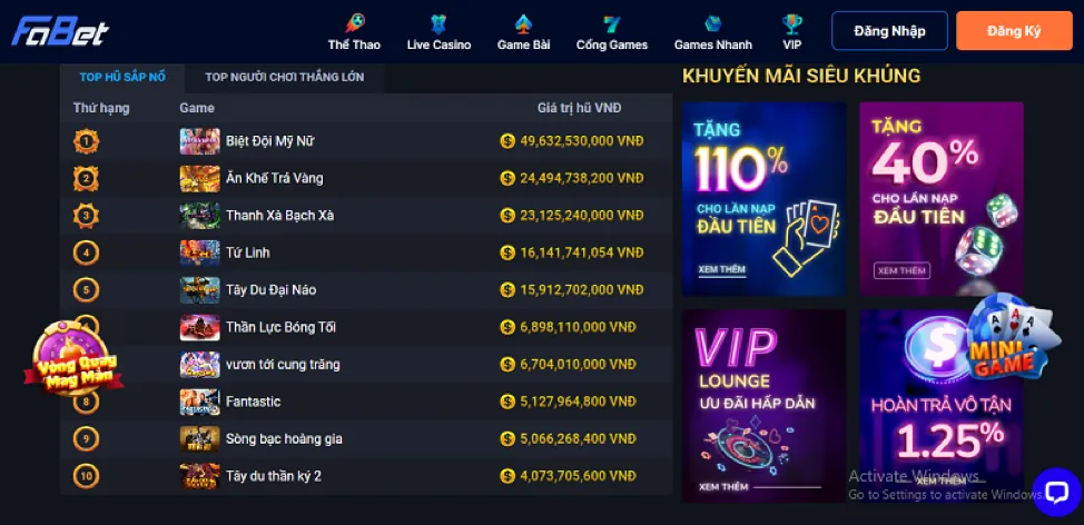 Đăng ký nhận khuyến mãi 7ball Win