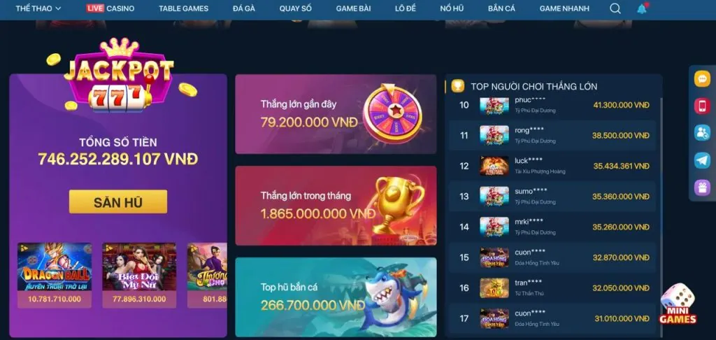 Khuyến mãi nạp tiền hàng ngày/tuần 7ball Win